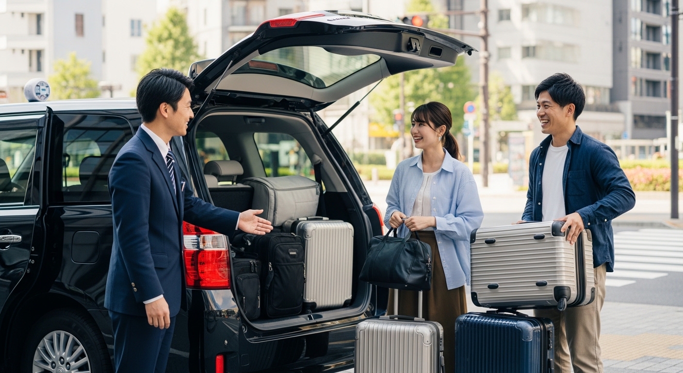 荷物が多いときのタクシーの選び方と注意点