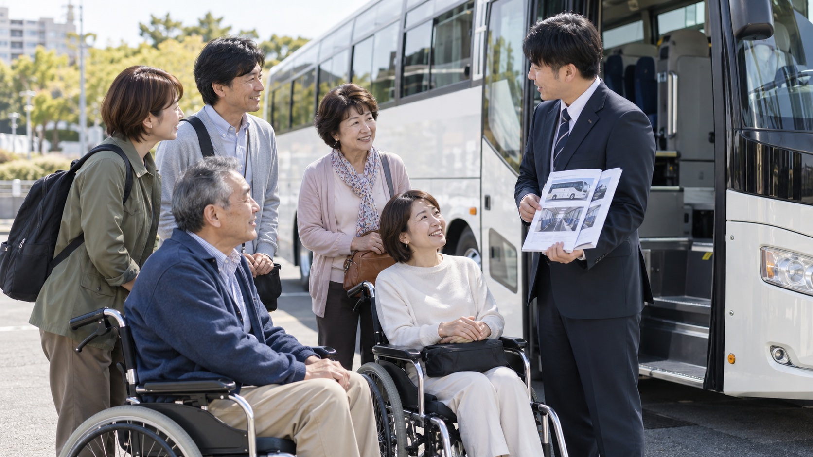 岐阜の貸切バスは車椅子の団体でも安全？対応できる車両の選び方と確認すべき点