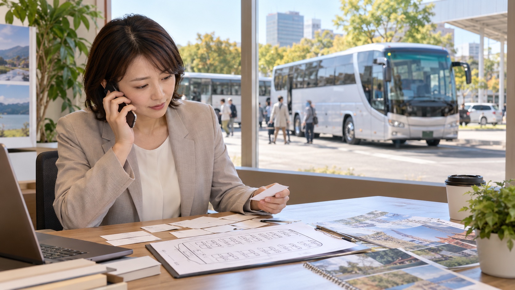 一宮の貸切バスは人数未定でも予約できる？相談前に確認すべきことと進め方